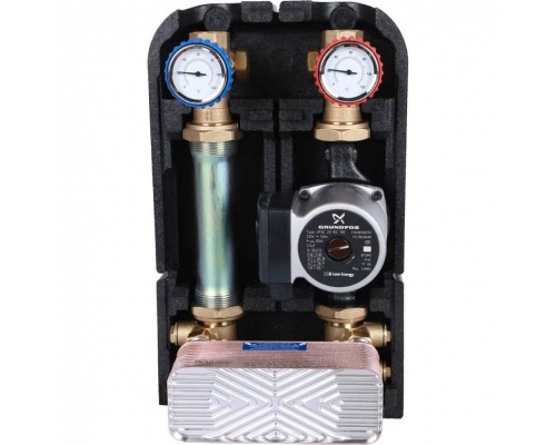 Насосная группа с теплообменником 28 пластин,с насосом Grundfos UPSO 25-65 в теплоизоляции STOUT Насосная группа с теплообменником 28 пластин,с насосом Grundfos UPSO 25-65 в теплоизоляции STOUT