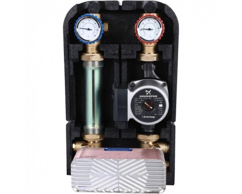 Насосная группа с теплообменником 34 пластины,с насосом Grundfos UPSO 25-65 в теплоизоляции STOUT Насосная группа с теплообменником 34 пластины,с насосом Grundfos UPSO 25-65 в теплоизоляции STOUT