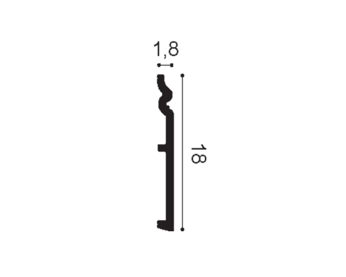 Плинтусы SX206 CONTOUR