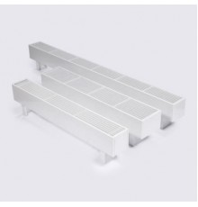 Конвекторы медно-алюминиевые напольные Конвектор напольный Gekon Level H08 L180 W23 RAL9016 GLUF0.00818023/FMC/RAL9016