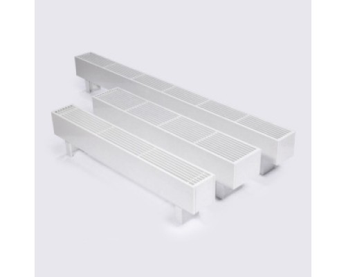 Конвекторы медно-алюминиевые напольные Конвектор напольный Gekon Level H08 L180 W23 RAL9016 GLUF0.00818023/FMC/RAL9016