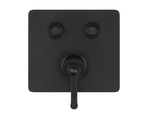 Gessi Hi-Fi Eclectic Смеситель для душа, встраиваемый, с 2 запорными кнопками, цвет: Black XL. 65242#299