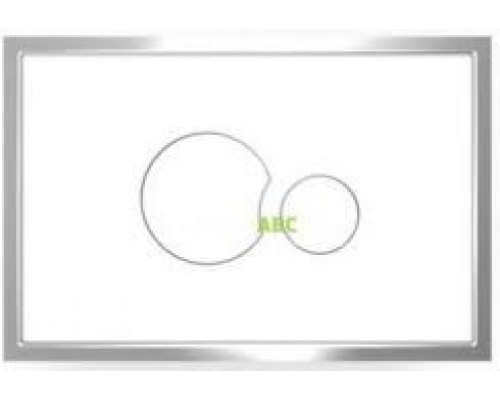 SA 16726010000 Панель управления SK706 2-х режим. смыв, рамка-полир.сталь/клавиши-белый 16726010000