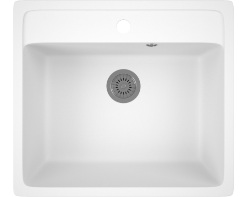 Мойка кухонная Bauedge Stil GR0127 белый снег