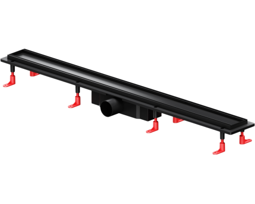 Душевой трап (лоток) AM.PM PrimeFlow Tile 90 см, черный матовый