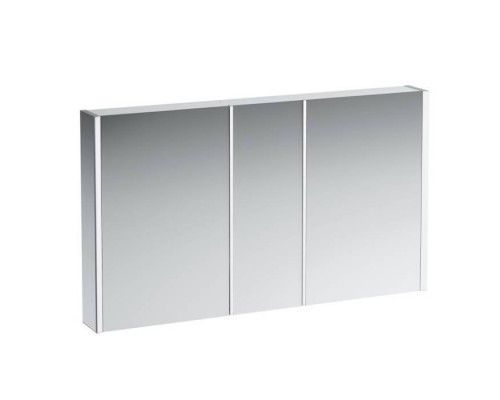 Laufen Frame Зеркальный шкаф 130x75см., LED-подсветка, алюминий, 3 двери, 2 розетки. 4.0875.4.900.144.1 Laufen Frame Зеркальный шкаф 130x75см., LED-подсветка, алюминий, 3 двери, 2 розетки. 4.0875.4.900.144.1