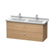 Duravit  Brioso Тумба подвесная, 122x46.9х56.3см, с раковиной, с 2 выдвижными ящиками, цвет: дуб европейский . 0332130000,  BR414401052