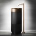 Gessi 316 Раковина 40x90 см, без отв., напольная, отдельностоящая, с сифоном, слив в пол, цвет: Warm bronze brushed PVD. 54601#726,  54603#850