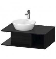 Duravit D-Neo Тумбочка подвесная компакт 80x55х26 см., раковина, 1 открытое отделение на правой стороне, цвет: Black Oak. 2328400000,  DE492801616