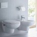 Duravit D-Code Сиденье для унитаза, петли: пластик с микролифтом, цвет: Белый. 0067390000