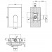 Gessi Emporio Via manzoni Смеситель для душа, встраиваемый, на 1 позицию, цвет: Finox Brushed Nickel. 44632#149