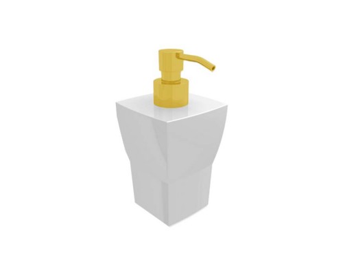 Bertocci Grace Дозатор настольный/подвесной, цвет: белая керамика/золото матовое. 142 7728 5050