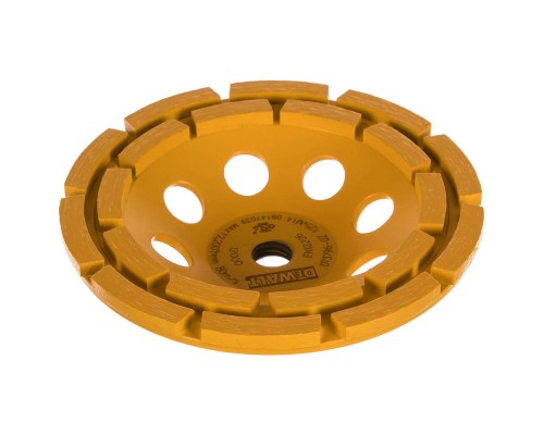 Чашка алмазная DeWalt 125х14 двойная DT3796 Чашка алмазная DeWalt 125х14 двойная DT3796