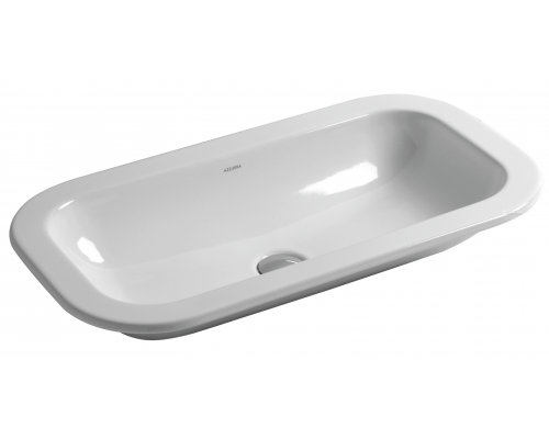 AZZURRA GLAZE Раковина 69x38 см, без отв., цвет: белый	. GLLI06938000BI (GLZ 69x38/IN bi)