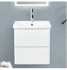 Тумба с раковиной BelBagno Albano-Cer 50 подвесная, bianco lucido