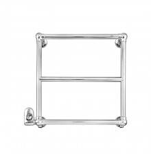 DevonDevon Iside 5 Полотенцесушитель электрический  66x61.5x14.3см, термостат хром, подключение SX, цвет: хром. PRI5CRELSX/CR