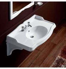 SIMAS Arcade 105 Раковина-консоль 105х56 см, 3 отв., цвет: белый. AR874bi*3,  MNSLENbi