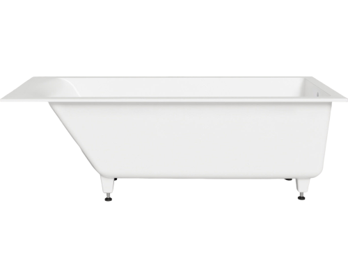 Ванна из искусственного камня Salini Cascata S-Stone 170x70 см, с ножками, матовая