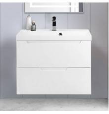 Тумба с раковиной BelBagno Vittoria 70 подвесная, bianco lucido