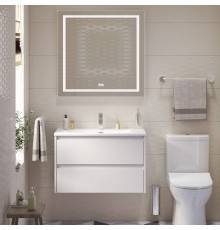 Мебель для ванной комнаты BelBagno Kraft 39 80 bianco opaco, раковина BB-8099-3-80