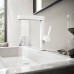 Hansgrohe Finoris Смеситель для раковины, 1 отв., с вытяжным душем 2jet, с донным клапаном Push-Open, цвет: белый матовый. 76063700