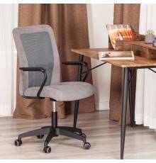 Компьютерное кресло TetChair Staff флок серый 29, ткань серая W-12