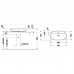 Duravit Luv Раковина 70х40х14см., накладная, 1 отв., цвет: белый глянцевый. 0380700000