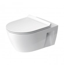 Duravit No.1 Унитаз подвесной 258209, 54х36см, безободковый, сиденье микролифт, цвет: белый. 45820900A1