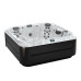 Jacuzzi J375 Минибассейн 231х231х97см, стерео, цвет Platinum, внешняя панель New Smoked Ebony. ZM12RY0EWM0