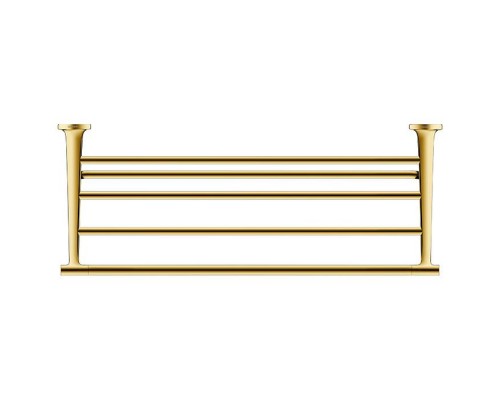 Duravit Starck T Полочка для полотенец 61x23.2см, подвесная, цвет: Gold Polished. 0099443400