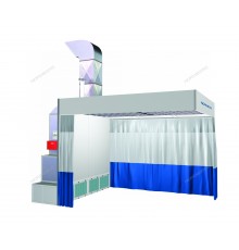 NORDBERG ПОСТ ПОДГОТОВКИ NB100C к окраске с креплением к потолку (с горелкой)