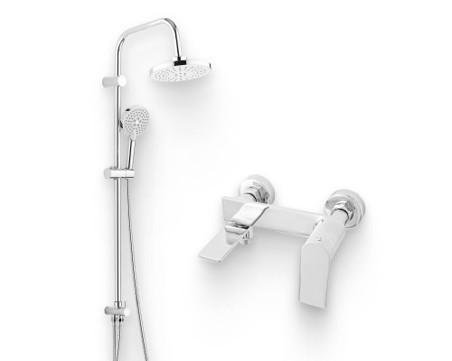 Душевой комплект Смеситель Orange Berni M09-100cr хром + Стойка O-Shower O-Shower OW02