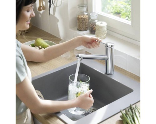 Hansgrohe Zesis M33 Смеситель для кухни, 1 отв., цвет: хром. 74802000 Hansgrohe Zesis M33 Смеситель для кухни, 1 отв., цвет: хром. 74802000