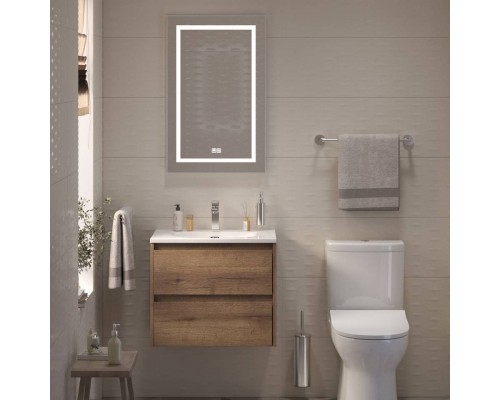 Мебель для ванной комнаты BelBagno Kraft 39 60 rovere tabacco, раковина BB-8099-3-60 Мебель для ванной комнаты BelBagno Kraft 39 60 rovere tabacco, раковина BB-8099-3-60