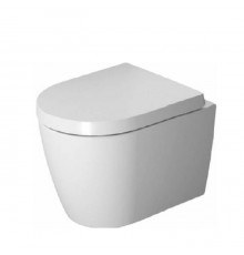 Duravit ME by Starck Комплект: унитаз подвесной Compact Rimless, 37x48см 253009 + сиденье с микролифтом: 002019 цвет: белый. 45300900A1 (253009+002019)