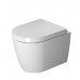 Duravit ME by Starck Комплект: унитаз подвесной Compact Rimless, 37x48см 253009 + сиденье с микролифтом: 002019 цвет: белый. 45300900A1 (253009+002019)