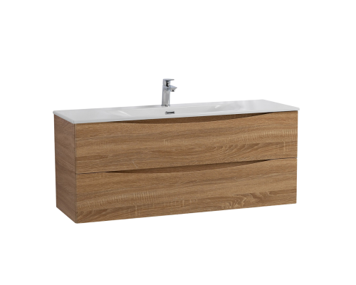 Тумба с раковиной BelBagno Marino-cer-n 120 подвесная, rovere bianco