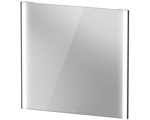 Duravit XViu Зеркало с подсветкой 82x80см, сенсорное управление, цвет: черный матовый. XV70320B2B2