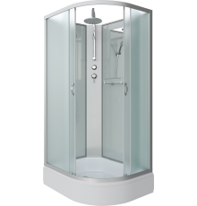 Душевая кабина Niagara Classic NG-33184-14LBKT 110х80 см, без крыши, с тропическим душем