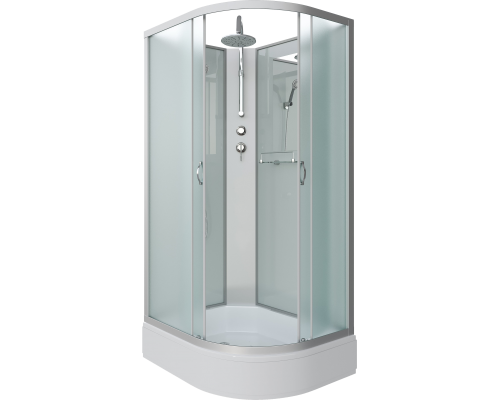 Душевая кабина Niagara Classic NG-33184-14LBKT 110х80 см, без крыши, с тропическим душем