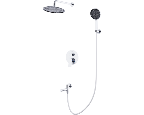Душевой комплект BelBagno Marino VDSET-CRM С ВНУТРЕННЕЙ ЧАСТЬЮ, хром