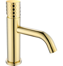 Смеситель для раковины Boheme Stick 121-GG gold diamond gold