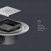 W01BD-P11-010-01SB Трап для душа точечный, универсальный затвор Cut Gradient, 10 см