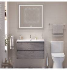 Мебель для ванной комнаты BelBagno Kraft 39 80 cemento grigio, раковина BB-8099-3-80