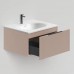Salini Touch Тумба подвесная 60х50х32см., с раковиной, 1 ящик, верт. фрез., цвет: Taupe. T600V1TON205