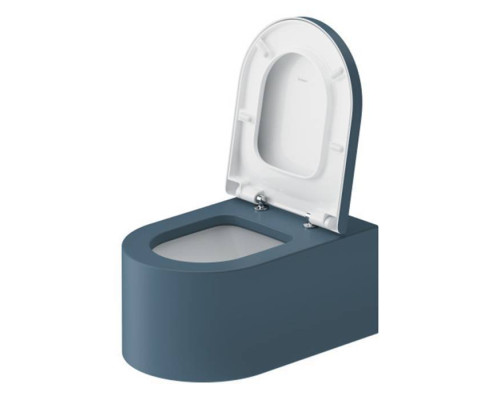 Duravit Millio Унитаз подвесной, 37х57см.,  декор Smooth, крепление в компл., цвет: синий матовый. 250409FB