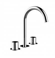 Fantini Lame Смеситель для раковины, 3 отверстия, цвет: хром. 24 02 M406