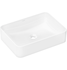 HG 60 168 450 Xuniva Q Раковина-чаша 550х400х130 мм, без отв. под смеситель, без перелива, белый 60168450