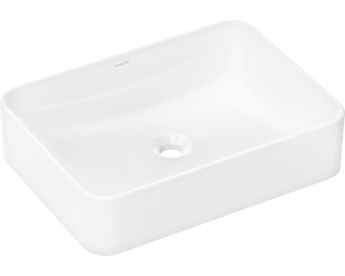 HG 60 168 450 Xuniva Q Раковина-чаша 550х400х130 мм, без отв. под смеситель, без перелива, белый 60168450
