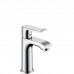 Hansgrohe Metris, Смеситель для раковины, ComfortZone, однорычажный, 100 мм, керамический узел смешивания, крепление рукоятки Boltic, ограничитель температуры воды, расход воды до 5 л/мин, аэратор QuickClean, с донным клапаном, Цвет: Хром. 31088000